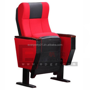 Mueble de auditorio para sala de Iglesia, silla de cine con cesta de Metal - Product Image 6