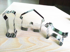 hueso de perro del metal forma cortador de galletas - Product Image 2