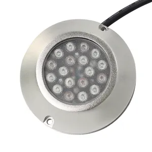 Outdoor Swimming Pool Lighting Design 18*3W 12V 24V DC RGB Color 316SS LED Pool Piscinas Lamp