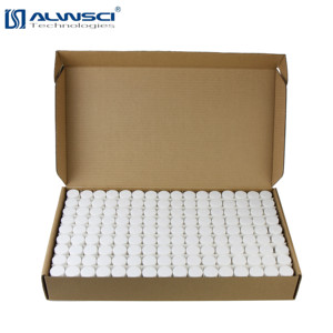 ALWSCI örnek amber depolama 20ml cam flakon ile 24-400 vida konu kap <span class=keywords><strong>septa</strong></span> ile önceden birleştirilmiş 144pk - Product Image 3