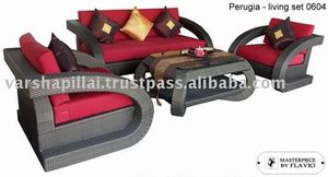 Rattan Wicker Outdoor Sofa Set Furniture - Product Image 1