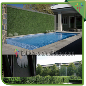 Nuevo diseño moderno jardín decorativo Milan césped, atractivo al por mayor artificial de madera de <span class=keywords><strong>boj</strong></span> - Product Image 1
