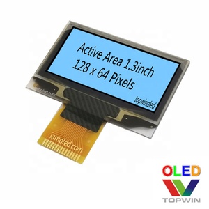 โมดูลจอแสดงผล OLED สีขาวขนาด 1.3 นิ้ว 15 พิน รุ่น UG-2864KSWLG04 พร้อมอินเทอร์เฟซ SPI แบบขนาน 4 สาย และวงจรแปลงไฟ DC/DC ภายในชิป <span class=keywords><strong>sh1106</strong></span> - Product Image 3