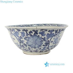 RZPJ03 porcelana china grande pintada a mano decoración del hogar cerámica tazón grande <span class=keywords><strong>maceta</strong></span> - Product Image 2