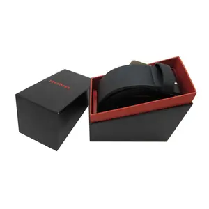 Lüks özel Logo kitap shapebeltpaperbox havlu ambalaj hediye kutusu kağit kutu erkek kemer eşarp için