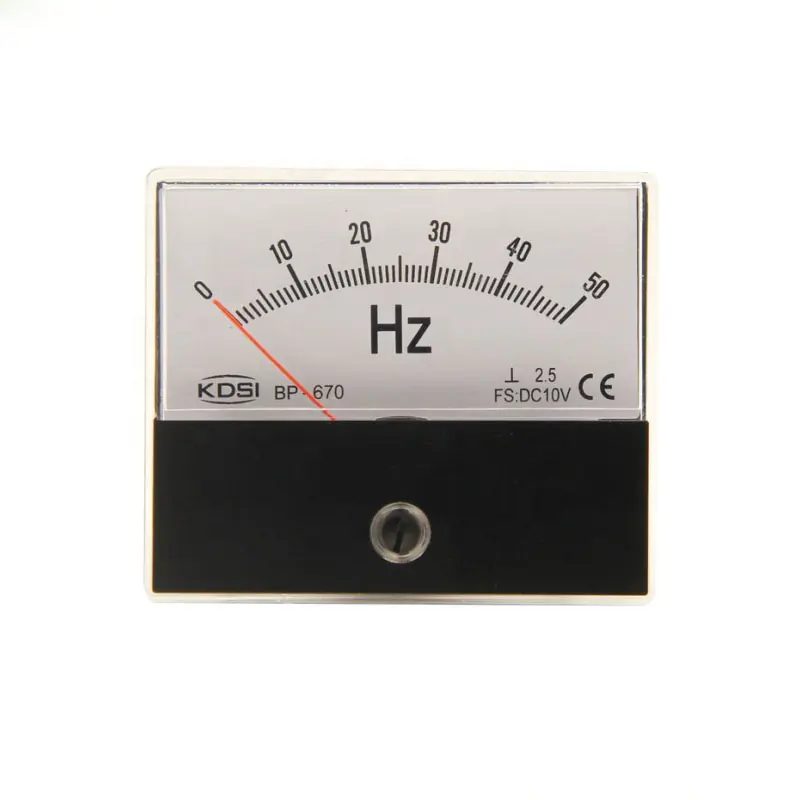 BP-670 Frekuensi Meter 0-50HZ DC10V Analog HZ Frekuensi Meter