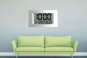 Reloj de pared con pantalla LCD grande con temporizador de calendario de temperatura y humedad interior - Product Image 5