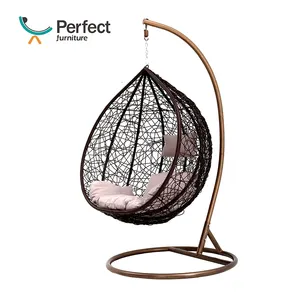 Tuin Jhula meubelen bamboe hangmat schommel houten stoel, baby schommel stoel outdoor