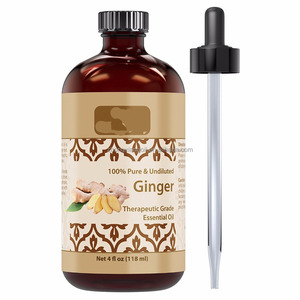 Privé Étiquette <span class=keywords><strong>Gingembre</strong></span> Huile Essentielle-4 Oz. bouteille-100% Pures <span class=keywords><strong>De</strong></span> Qualité Thérapeutique Huiles-Idéal pour Aromathérapie - Product Image 2