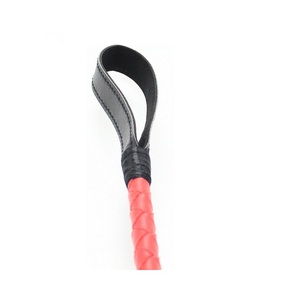 BDSM Bondage Terughoudendheid Paardrijden Crop Sport Flogger Leer Jump Bat Bull Zweep met Gevlochten Handvat voor Volwassen <span class=keywords><strong>Sex</strong></span> Play Game - Product Image 6