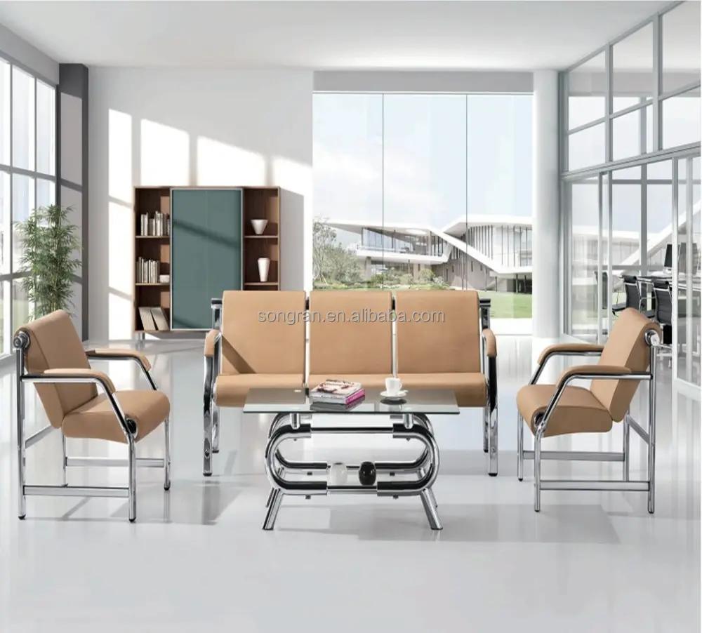 Foshan modernes Büro Sofa 3 Sitz Sofa Offcie Sofa