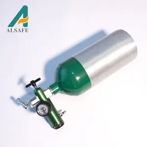 Cilindro de oxígeno industrial de alta presión de aluminio médico proveedor de fábrica