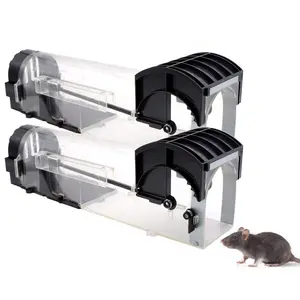 Perangkap Tikus Plastik Otomatis Dapat Dipakai Ulang, Perangkap Tikus Plastik Pengerat Penangkap Langsung Manusia