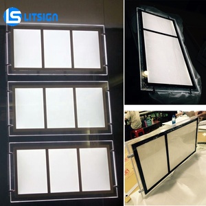 Made in cina A3 rettangolo appeso agente <span class=keywords><strong>immobiliare</strong></span> cartellone pubblicitario vetrino Poser vetrina Led Ultra sottile antipolvere - Product Image 6