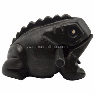 decorativi intagliati a mano thailandia gracidare rana di legno - Product Image 6