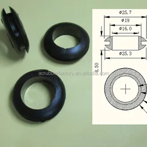 तार 3mm छोटे सिलिकॉन रबर पीवीसी grommets