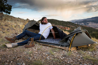 Einmann Wasserdichtes Canvas Sherpa Swag Zelt und 1-Personen-Zelt