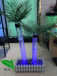 Intérieur caractéristiques de l'eau bulle tube lumière led lampadaires pilier avec des poissons - Product Image 4
