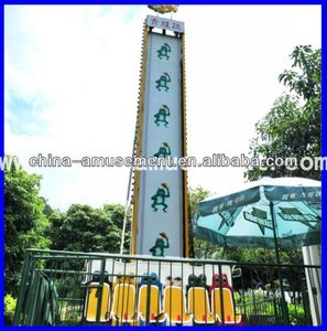 el espacio de la diversión al aire libre de la torre de atracciones paseos en el parque temático jugar caída del cielo - Product Image 1