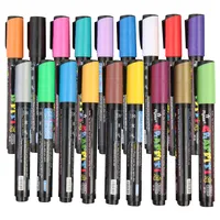 Conjunto de marcador de tinta acrílica, canetas ecológicas para pintura