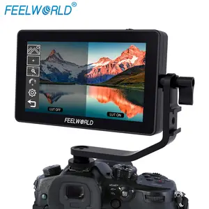 FEELWORLD F6 플러스 5.5 인치 DSLR 카메라 필드 터치 스크린 모니터 3D Lut 작은 풀 HD 1920x1080