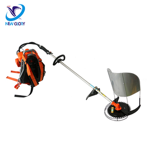 Portable petrol rice wheat combine harvester