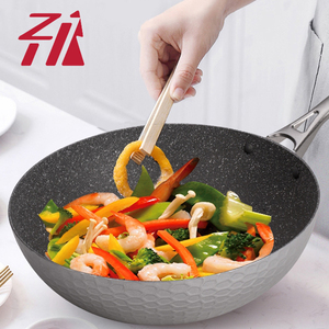 <span class=keywords><strong>Wok</strong></span>-cocina <span class=keywords><strong>de</strong></span> inducción y gas <span class=keywords><strong>wok</strong></span> <span class=keywords><strong>de</strong></span> aluminio forjado, utensilios <span class=keywords><strong>de</strong></span> cocina comercial con recubrimiento antiadherente, sartén <span class=keywords><strong>de</strong></span> 32cm <span class=keywords><strong>de</strong></span> alto calor - Product Image 4