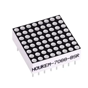 20*20 Mm Oranje 8X8 Led Matrix 2 Mm