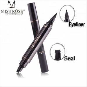 Delineador de <span class=keywords><strong>Ojos</strong></span> Líquido Miss Rose, Secado Rápido, Resistente al Agua, Color Negro con Sello, Lápiz de <span class=keywords><strong>Ojos</strong></span> de Belleza - Product Image 4