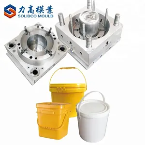 high quality BECU steel core customized multi liters plastic paint bucket mold