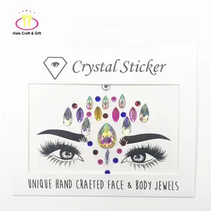 Custom Eye Stone Face And Body Jewels Gem Sticker