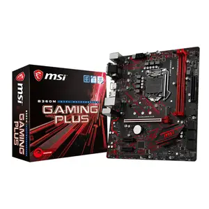 MSI Intel B360M GAMING PLUS 32GB DDR4 LGA1151 M ATX Desktop Computer Game Motherboard in Used