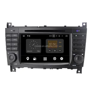 最新 Android 7.1 autoradio 梅赛德斯奔驰 W203 2004-2007 W467 车载 dvd 多媒体播放器 gps 导航系统