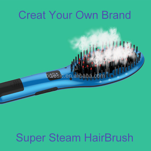 Hot air brush cheveux lisseur professionnel rouleau meches fer à vapeur brosse à cheveux redresseur avec <span class=keywords><strong>la</strong></span> certification ce - Product Image 3