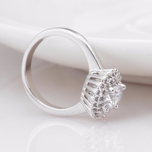 Teemi al por mayor comunes Hearts & Arrows Perfect Cut lujo CZ Tiny anillo de dedo Mujeres - Product Image 2