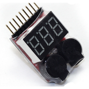 3,7-30V 1-8S Lipo/Li-ion/Fe de voltaje de la batería 2IN1 de zumbador de baja tensión alarma - Product Image 4