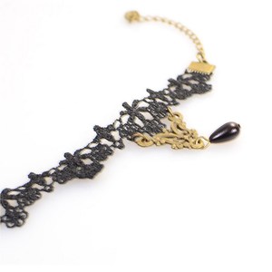 Cristalinos más nuevos del encanto cuerda dinámica <span class=keywords><strong>de</strong></span> encaje tobillo pulsera Partysu <span class=keywords><strong>de</strong></span> pie accesorios <span class=keywords><strong>de</strong></span> moda pulsera - Product Image 4