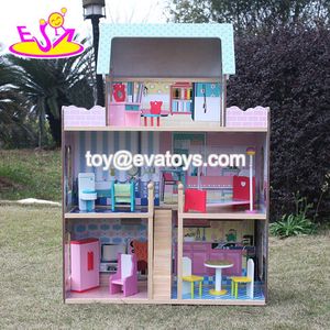 Nuevos productos niños encantadores <span class=keywords><strong>de</strong></span> madera grande <span class=keywords><strong>casa</strong></span> <span class=keywords><strong>de</strong></span> <span class=keywords><strong>muñecas</strong></span> W06A037 - Product Image 1