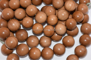 Cuentas sueltas Mala budista de sándalo, cuentas Mala de sándalo de calidad superior para meditación - Product Image 2
