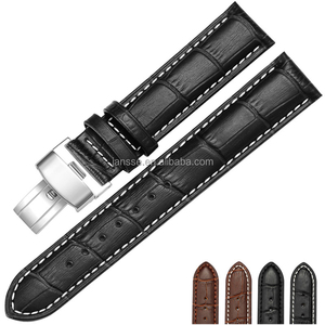 mode en acier Inoxydable boucle À La Main Véritable Otan En <span class=keywords><strong>Cuir</strong></span> Bande de Montre Vintage Style <span class=keywords><strong>Bracelet</strong></span> de Montre De Bande - Product Image 1