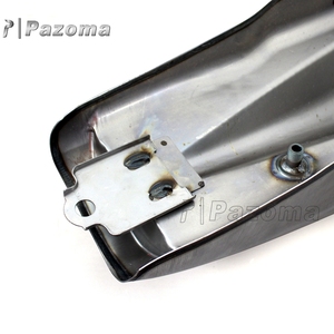 אופנוע 10L 2.6 גלון שמן תיבת דלק טנק עבור הונדה קוואסאקי/סוזוקי/ימאהה RD50/RD350/RD400/R100 R סדרה - Product Image 6