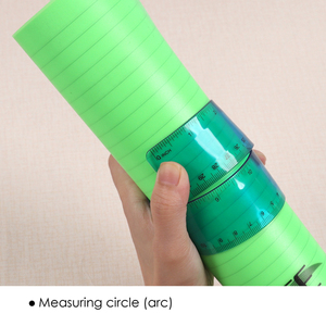 30 cm Màu Sắc Không Thể Phá Vỡ Rõ Ràng Nhựa PVC Linh Hoạt Thẳng Cai Trị - Product Image 5