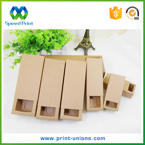 Design exclusif brun kraft mat petit papier huile essentielle boîtes d'emballage - Product Image 2