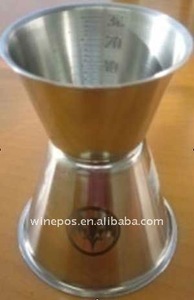 Jigger-jigger de acero inoxidable, con medición, raspador de espuma de cerveza, jigger - Product Image 2