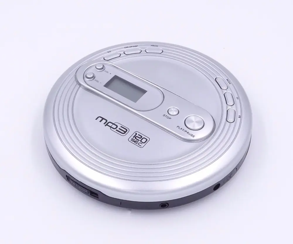 Pessoal CD Discman CD/MP3 player com display Grande e de rádio FM opcional