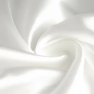 Natural White silk crepe satin plain 16MM 140cm width Chinese fabric supplier
