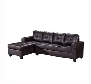 Nhà Máy Giá Rẻ Cắt Góc Sofa Với Người Giữ Cốc Da Cắt Sofa Modular Sofa Cắt