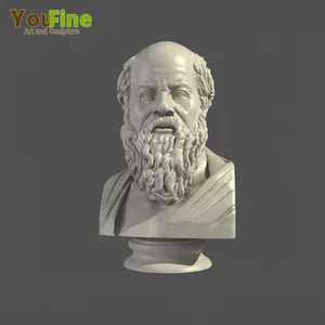 Berühmte Marmor Sokrates Büste Statue