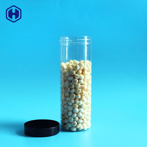 Envase para Alimentos Enlatados, Tarro de Plástico PET de Boca Ancha de 460 ml para Galletas, Dulces y Bocadillos, con Sellado Hermético Libre de BPA - Product Image 3