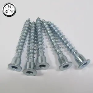 Zinc hex screw confirmat screw for chair